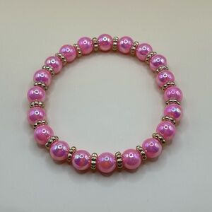 Handmade Bubblegum Girl Bracelet (Stretchy)